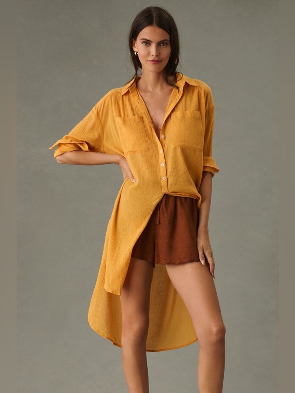 Anthropologie Duster Tunic Top